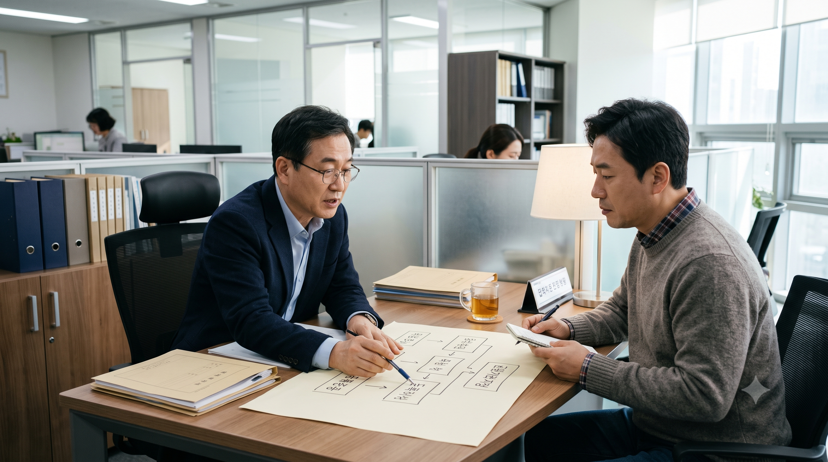 고유번호증에서 기부금영수증 발급까지의 단계를 설명하는 모습