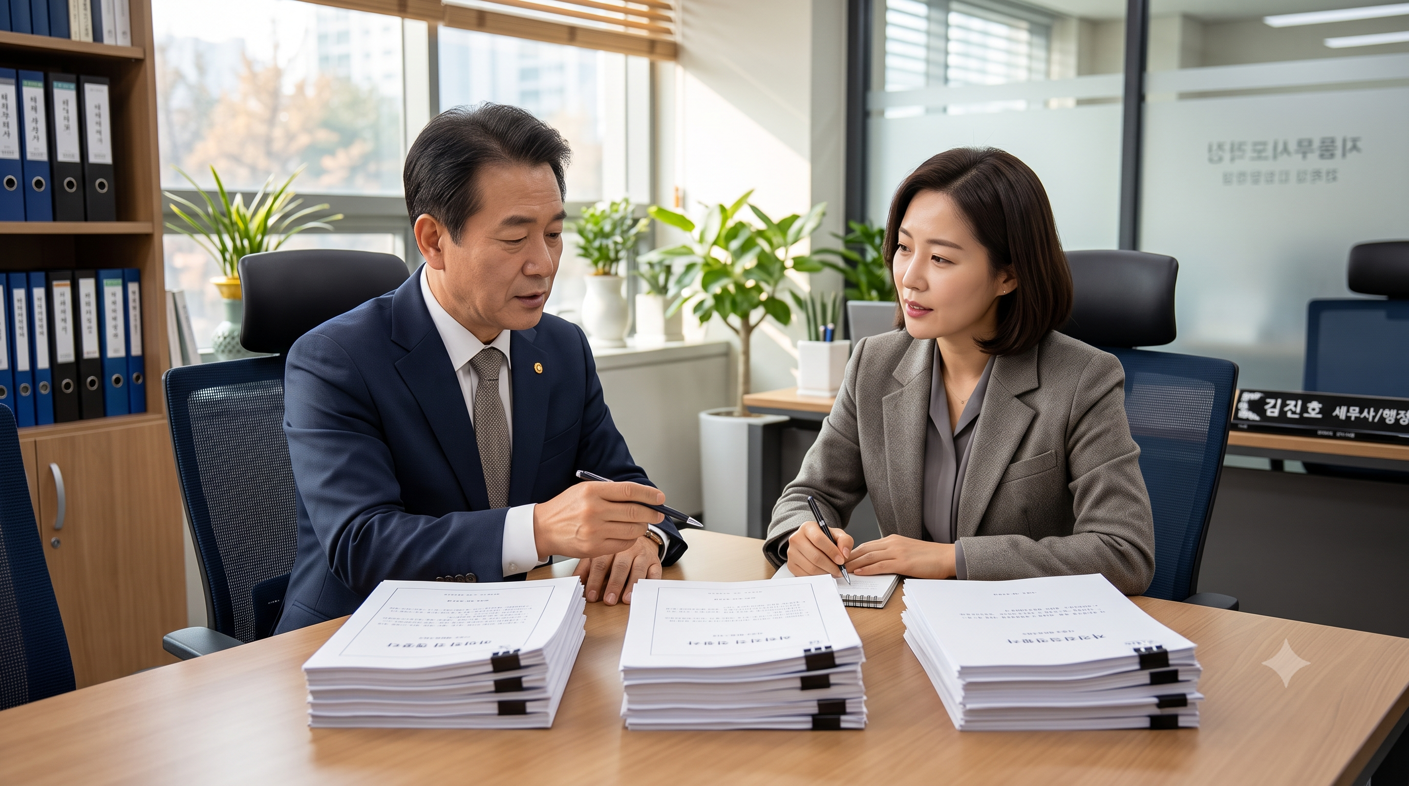 사단법인·재단법인·사회적협동조합 세 유형을 비교하며 적합한 법인을 고르는 모습