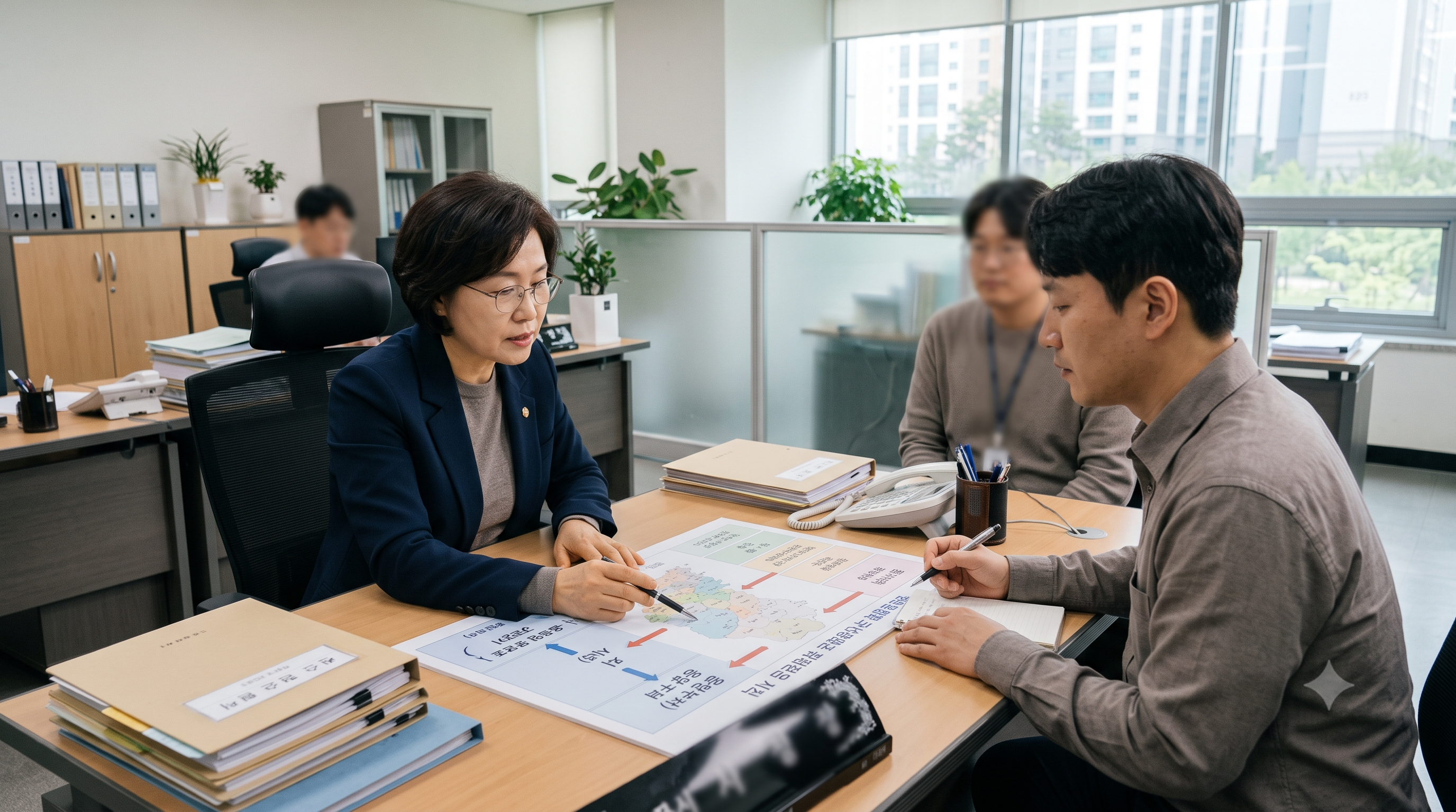 부산·경남 비영리법인의 활동 범위에 따라 접수처를 확인하는 모습
